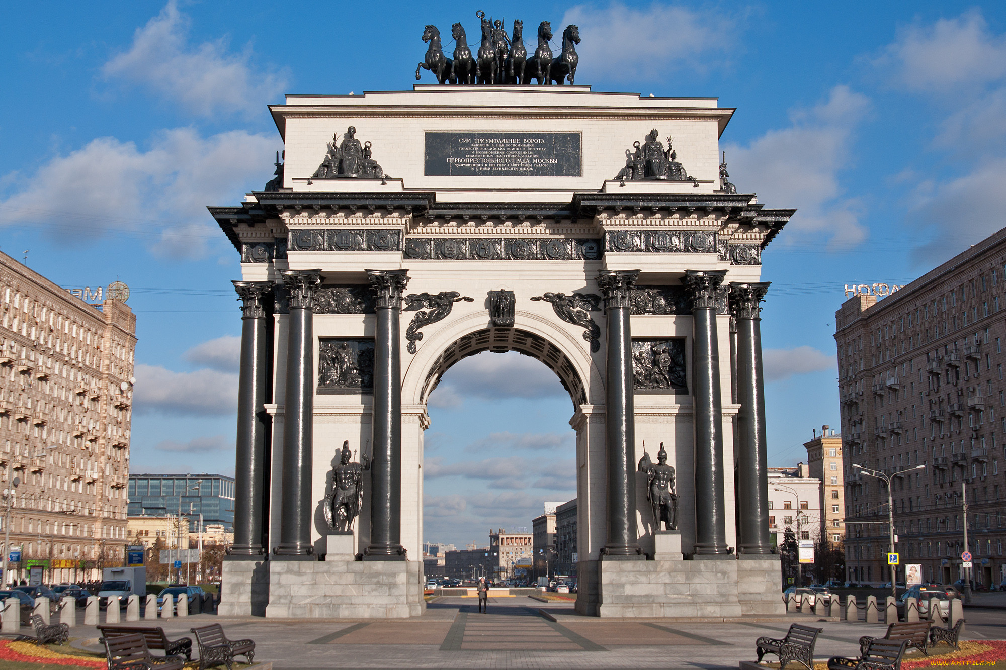 Триумфальная арка московские ворота